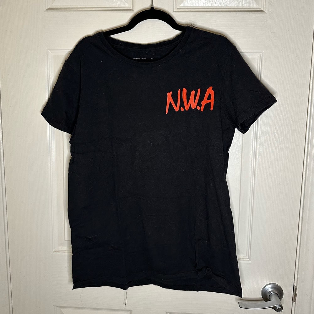 NWA Straight outta compton release party graphic tee - size L
